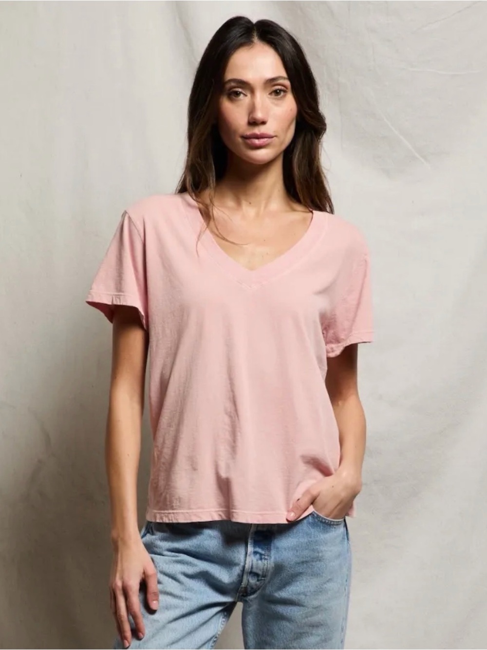 Hendrix Tee T Shirt, Size XS, Vintage Pink
